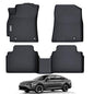 Floor Mats for All-NEW 2025 KIA K4,TPE All Weather Protection 2 Rows Car Floor Liners -Black - size: For 2025 KIA K4