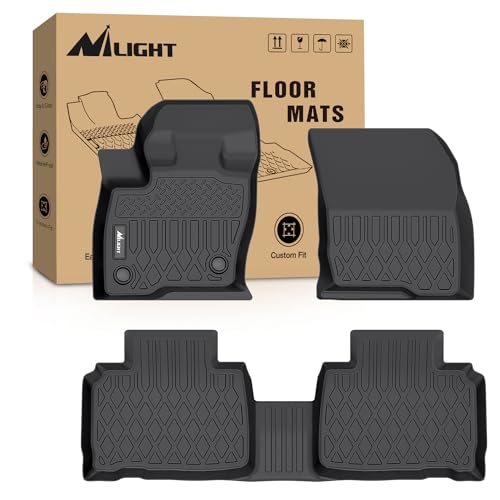 Nilight TPE Floor Mats for Ford Edge 2015 2016 2017 2018 2019 2020 2021 2022 2023 2024 2025 2026 All Weather Custom Fit Heavy Duty Floor Liners - color: 2015-2026 Ford Edge