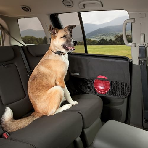 Kurgo Rover Car Door Dog Cover, Polyester Pet Protector for Sedans and SUVs, Waterproof Guard, Adjustable, Easy to Clean, Quick Installation, Storage Pockets, Travel Accessories - Charcoal Grey - color: Charcoal Grey, size: 1 Count (Pack of 1)