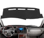 Dash Cover Mat Custom Fit for Cadillac Escalade Dashboard Pad Cap Carpet Protector K274 (Black) - color: Black
