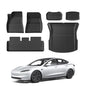 Tesla Model 3 Highland 2024 2026 Floor Mats Set, Custom Fit All Weather TPE Car Mats with Front & Rear Floor Liners, Trunk Cargo Liner & Rear Storage Mats, 6PCS Model 3 Accessories - size: Floor Mats for 2024-2026 Model 3 Highland| 6PCS