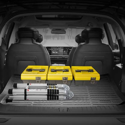 VEVOR Cargo Mat Compatible with Ford Edge 2015-2024 & Ford Edge ST 2020-2024, Precise Fit Trunk Mat for SUVs, TPE Trunk Protector Replacement, Black (1PCS) - style: Ford Edge 2015-2024/Ford Edge ST 2020-2024