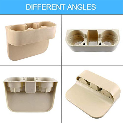 Heart Horse Car Gap Filler, Console Side Pocket, Car Seat Pocket Organizer for Cellphones Wallet Coin Key and Cup Holder Suitable Beige - color: Beige