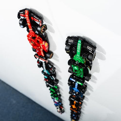 Wall Mount Hook for Speed Champions Cars - Easy to Install Wall Mount Display Hooks for Brick Cars (12 Pack) - size: 12 Pack