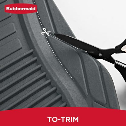 Rubbermaid Car Mats Full Set – All Weather Car Floor Mats Universal Trim-to-Fits Design,Heavy Duty Car Mats for Cars, SUVs, Trucks,and Vans - Beige - color: Gray