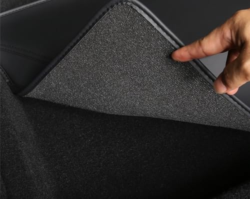 Compatible with 2026 Tesla Model Y Juniper Refresh 5-Seat Full Coverage Trunk Liner Heavy Duty Dog Mat Protector Cover Cargo Liner All Weather Waterproof (Black) - color: Black with Black Stitching, size: 2026 Juniper Full Coverage Cargo Mat#1