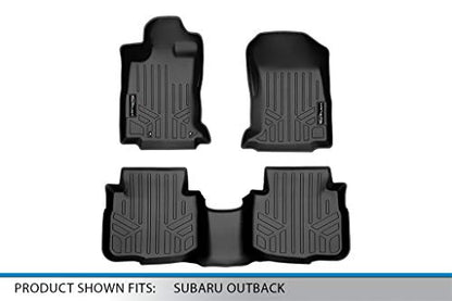SMARTLINER All Weather Custom Fit Floor Mats 2 Row Liner Set Compatible with 2020-2025 Subaru Legacy - color: Subaru Legacy 2020 - 2025