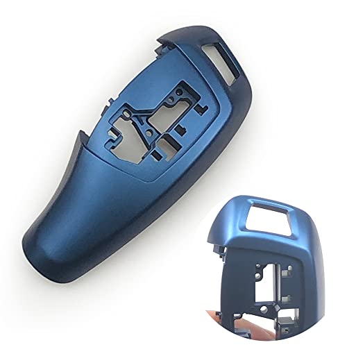 for BMW 1 2 3 4 5 6 7 Series X3 X4 Automotive Center Gear Shift Knob Shift Lever Trim Cover Auto Interior Shift Knobs Cover F30 F10 F02 F25 F26 (Ordinay Style, Blue)