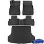 KARPAL Floor Mats for Nissan Sentra 2020-2025 (Not fit 2026),TPE Rubber All Weather Protection Floor Liners Sentra Accessories Car Mats, Front & 2nd Row & Backreset Mat & Cargo Mat - style: 2020-2025 | For Nissan Sentra | Combo Set