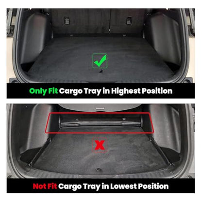 LASFIT Floor Mats & Trunk Mat for Honda CR-V 2017-2022 Gas Only (Upper Position), All Weather Protection TPE Floor Liners 1st & 2nd Row & Cargo Mat Full Set, Black - style: 2）For Honda CR-V | 2017-2022 | Full Set (Cargo Mat in Upper Position)