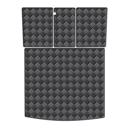 Cargo Mat & Backrest Mats for 2019-2024 2025 Audi Q3 Accessories, All Weather Waterproof Rear Cargo Liner Rear Trunk Liner Back Seat Cover Protector - size: 2019-2025 Audi Q3