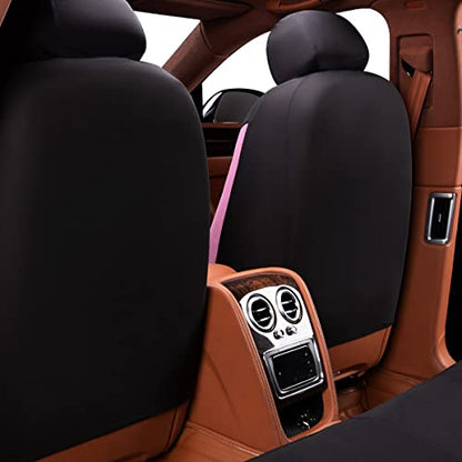 Flying Banner Butterfly car seat Covers ful Set Fashion Universal Lady Woman Female Rear Bench Split Colorized (Pink, Full Set - Lace) - color: Pink Lace, size: Full set