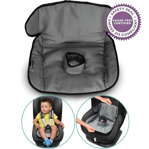 Lynmark® Potty Training Car Seat Protector Cover - Waterproof Soft Piddle Pads for Toddlers and Baby Carseat - Travel-Friendly Universal Washable Liner Mat for Spills, Nappy Leaks, Accidents - Grey - size: 1 pack