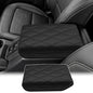 Zxiaochun Center Console Cover Compatible with Ford Bronco 2021 2022 2023 2024 2025 2026 2/4-Door, Armrest Lid Leather Protector Interior Accessories, Black - size: Black