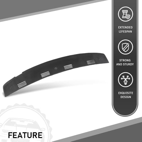 Dash Cover Dashboard Panel, Fit Dodge Ram 1500 2002-2005/2500 3500 2003-2005, Instrument Panel Cover Black - color: BLACK