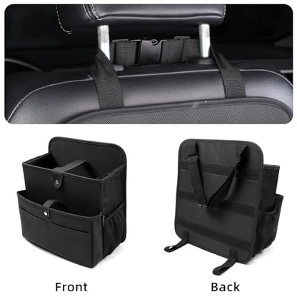 Car Seat Organizer，Universal Fit for Front & Back Seats-Hanging Letters/Legal Folders/Laptops and Tablets，Compatible with Cars, Trucks, and Vans
