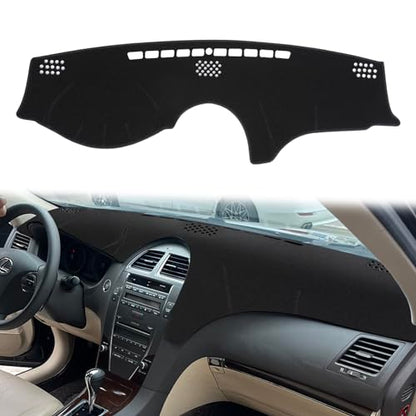 Dashboard Cover Dash Cover Mat Pad Custom Fit for Lexus ES350 2007 2008 2009 2010 2011 2012(Black) - color: 2007-2012 ES350 Black