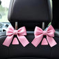2-Pack Car Purse Hooks for Hanging Purses and Bags, Cute Bow car seat headrest Hooks for Hanging car Purse Hooks. (Barbie Pink) - color: Barbie pink