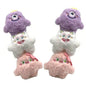 Baby Car Seat Neck Cover, Baby Strap Pad, Car Seat Strap Cover, Car Seat Belt Cover Boy Girl, Baby Neck Pad Protector, Car Strap Pad Fleece, Belt Pad Plush Doll, Seat Belt Pads (Purple, White, Pink) - color: Purple, White, Pink dolls