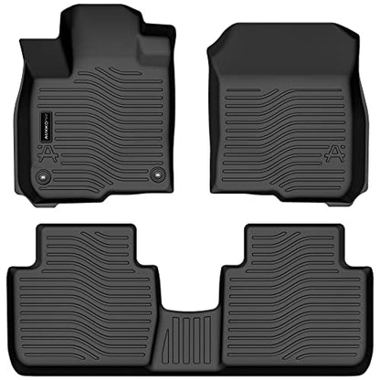 Auxko All Weather Floor Mats Fits for Honda HR-V Include Hybrid 2023 2024 2025 2026 TPE Rubber Liners All Season Guard Odorless Anti-Slip Mats for 1st & 2nd Row - size: hrv|2023-2026|floor mats