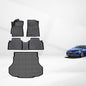 KELCSEECS® Floor Mats & Cargo Liner Custom for Hyundai Elantra & Elantra N 2021-2026,All Weather Protection TPE Floor Liners Front& Rear Row Full Set Elantra Accessories Black - style: 1) For 2021-2026 Elantra Full Set