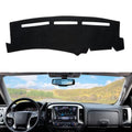 Dashboard Dash Cover Mat Carpet Compatible with 99-06 Chevy Silverado GMC Sierra,00-06 Chevy Suburban Tahoe GMC Yukon/XL,01-06 Chevy Avalanche(Black) - size: 99-06 Chevy&GMC