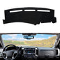 Dashboard Dash Cover Mat Carpet Compatible with 99-06 Chevy Silverado GMC Sierra,00-06 Chevy Suburban Tahoe GMC Yukon/XL,01-06 Chevy Avalanche(Black) - size: 99-06 Chevy&GMC