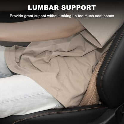 Livtribe Car Seat Cushion - Memory Foam Car Seat Pad - Sciatica & Lower Back Pain Relief - Car Seat Cushions for Driving - Road Trip Essentials for Drivers(Beige) - color: Z-beige