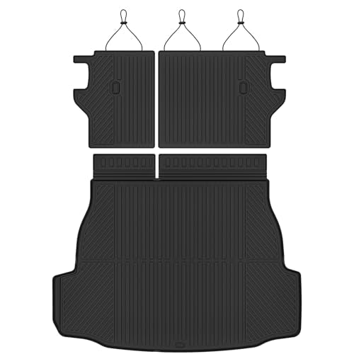 Auxko All Weather Cargo Mat with Backrest Mat Fit for Toyota RAV4 Hybrid 2026 (Not for Phev) TPE Mat Accessories All Season Odorless Anti-Slip Black - size: rav4 hybrid|2026|cargo+backrest mats