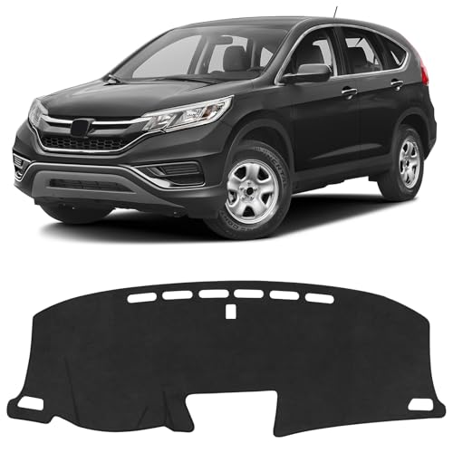 Dash Cover for Honda CRV 2016 2015 2014 2013 2012 Accessories Flannel Dashboard Cover Dash Mat Center Console Cover Sunshield Protector Pad - size: for Honda 2012-2016 CRV