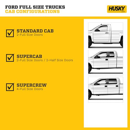 Husky Liners Weatherbeater Frunk Liner | Fits 2022-2026 Ford F-150 Lightning | Frunk, 1-pc. Black - 43341 - style: Frunk