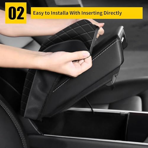 AOMSAZTO Console Covers for 2021 2022 2023 2024 Toyota Venza Armrest Pad for Toyota Venza - size: 2021-2024 Toyota Venza