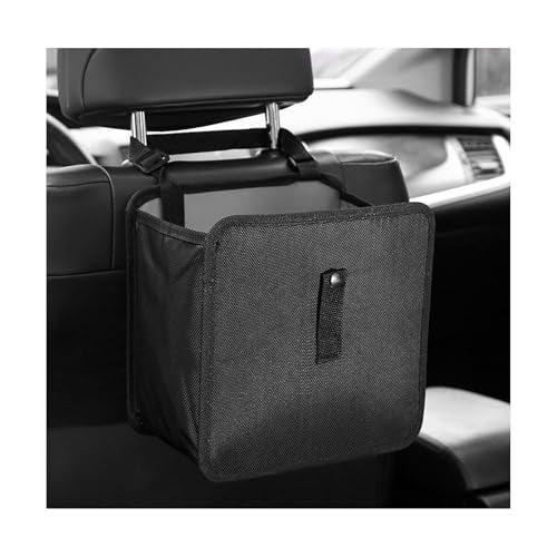 Car Trash Can, Oxford Cloth Foldable Garbage Bin Waterproof Auto Trash Bag Organizer, Multipurpose Leak-Proof Large Capacity Hanging Garbage Can Storage Bag for Car Seat (Normal) - color: Normal