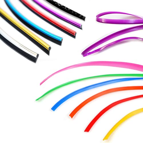 16Ft (5m) Gap Trim Strip for Car Interior Decorative Molding Door Panel (Carbon Fiber Texture) - color: Carbon Fiber Texture
