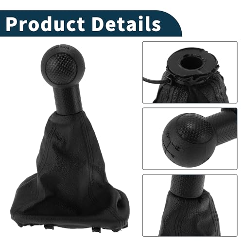 Manual Transmission Gear Shift Knob Handle for Chevy Sail 2009-2015 Shift Gear Lever Knob Gearstick Gaiter Boot Cover Plastic