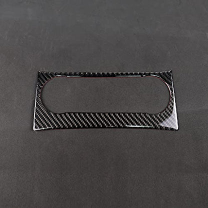 for Mercedes-Benz C-Class W204 2011-2013 Real Soft Carbon Fiber Air Condition Panel Cover Trim AC Conditioner Center Control Panel Frame Sticker Car Interior Accessories - color: A/C Control Panel