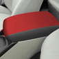 AOMSAZTO Armrest Covers for 2012-2015 Honda Civic Black with Red Leather - color: red
