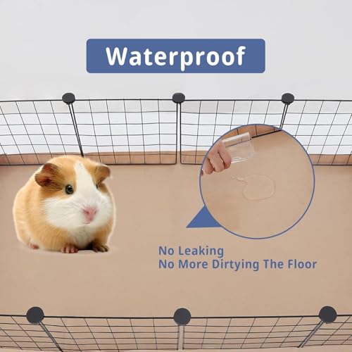 Disposable Guinea Pig Cage Liners, 48" x24 Large Liner Bag for Guinea Pig Cage Bottom, Water-Resistant Kraft Paper (8Pack) - size: (24" x 48") 8Pack-B