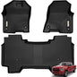 YITAMOTOR Floor Mats Compatible with 2019-2024 Dodge Ram 1500 Crew Cab (New Body), with 1st Row Bucket Seats, No Rear Under Seat Storage Box, Custom Fit Floor Liners 1st & 2nd Row - style: 2019-2024 1500 Crew Cab New Body W/O Storage