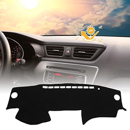X AUTOHAUX Dashboard Covers for Acura TL 2004-2008 Dash Cover Mat Non-Slip Pad Protector Carpet