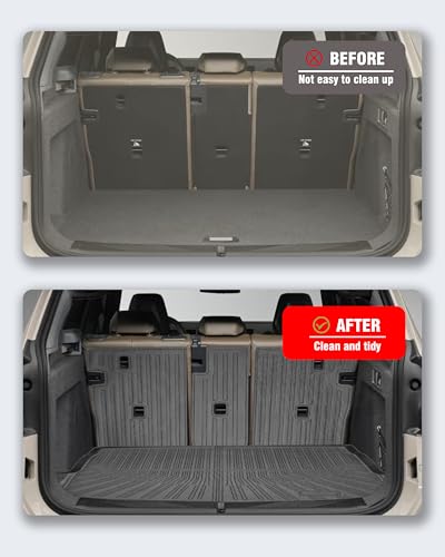 Cargo Liners Backrest Mat for BMW X3 Accessories 2025 with Hook&Loop Rear Trunk Mat Rear Seat Back Cover Protector All Weather Anti-Slip Split Dog Liner 4 PCS - size: BMW X3 2025