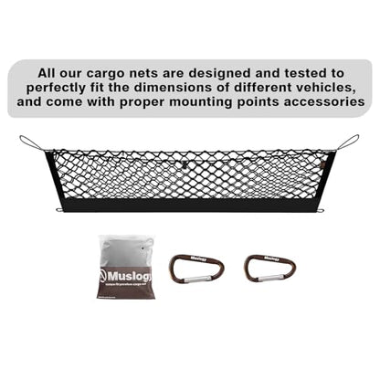 Trunk Cargo Net Compatible with 2017-2022 Honda CR-V Accessories, SUV Sedan Cargo Organizer Storage Net with Heavy Duty Carabiners - style: 2017-2022 CR-V