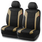 Rubbermaid Leather Car Seat Cover – Universal Front Seat Cover, Airbag Compatible, Easy to Install, Water-Resistant and Durable Automotive Seat Cover for Cars, Trucks, SUVs, Vans – Beige - color: Beige