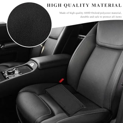 Sun Walker Car Registration Insurance Holder, Multi-Pocket Glove Box Organizer Owner Manual Zipped Case Pouch, Multipurpose Oxford Cloth Document Holder for Insurance License Card