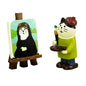 RAQWI Cute Mini Cat Figurine Resin Cat for Office, Home Decoration Perfect Cute Cat Gift for Cat Lovers - style: Artist