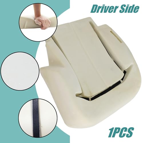 NLQR Replacement Driver Bottom Foam Seat Cushion 40/20/40 Compatible with Chevy Silverado Tahoe Suburban Avalanche Compatible with GMC Sierra Yukon 1999 2000 2001 2002