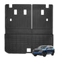 Priprilod Trunk Cargo Liner Fit for Honda Pilot 2016-2022 All Weather Protector TPE Backrest Mats Custom Fit Car Mats Non-Slip