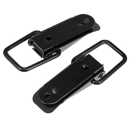 X AUTOHAUX Universal Car Bumper Security Hook Lock Clips Quick Release Hook Clips for Car Trunk Quick Release Fasteners for Trunk Bumpers Fenders 105x33mm 2pcs