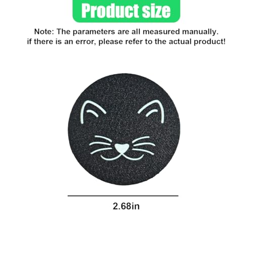 Craedli 2PCS Car Coasters for Cup Holders, 2.68 Inch Cat Cup Holder Insert Coaster Anti Slip Rubber Mat, Universal Embedded Decorative Car Cup Mat for Cars, Trucks, SUVs Interior(Ears) - size: Ears