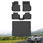 Hutisya-Floor Mats & Cargo Liner Set Fit for 2023-2026 BMW X1 All Weather Protection Anti-Slip & Durable TPE Full Set Liners Automotive Accessories-Black - style: 3)For BMW X1 2023-2026 Full Set